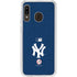 MLB New York Yankees - Solid Distressed Galaxy A20 Clear Case